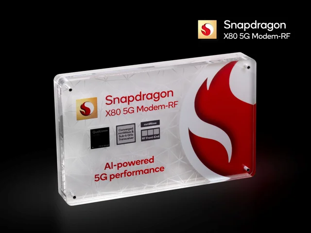 Qualcomm Snapdragon X80 5G Modem-RF 系统芯片展示盒